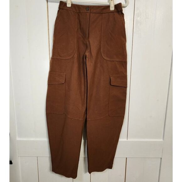 Lululemon Light Utilitech Cargo Pocket High Rise Pants Brown Women’s Size 26 - Picture 5 of 6
